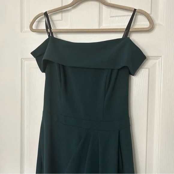 Anthropologie BHLDN Delice Off the Shoulder Crepe Dress - Picture 4 of 13